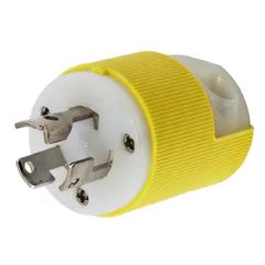 Hubbell HBL47CM20C NEMA L5-15P Marine Grade Yellow 2p/3w